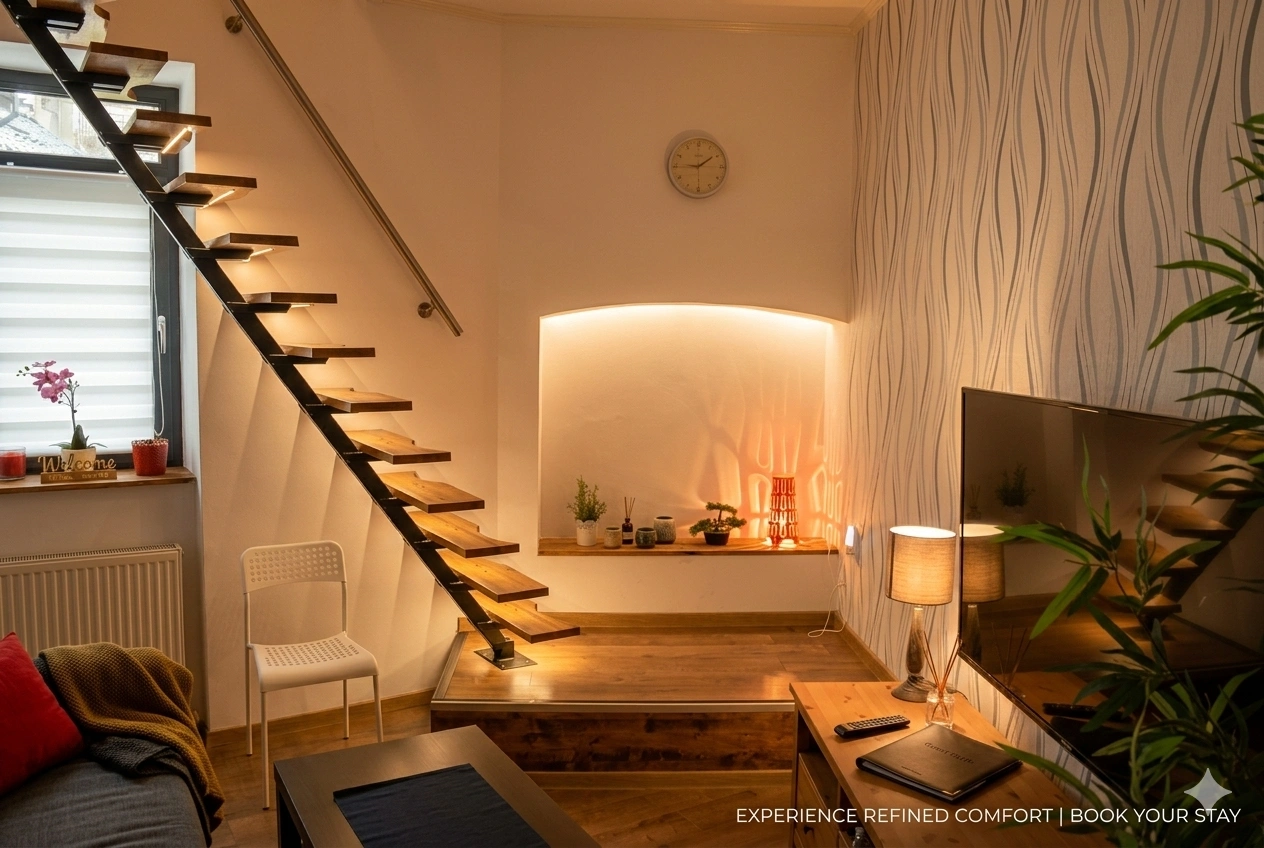 Grand Boulevard Apartment – Living Room